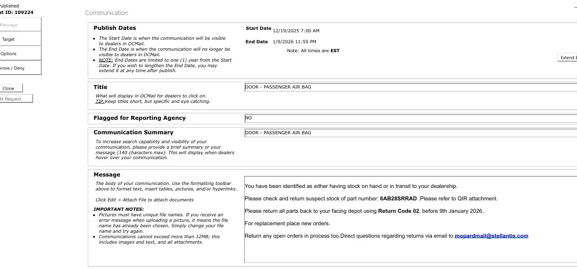 2023 Jeep Wrangler — manufacturer_communication document image 2