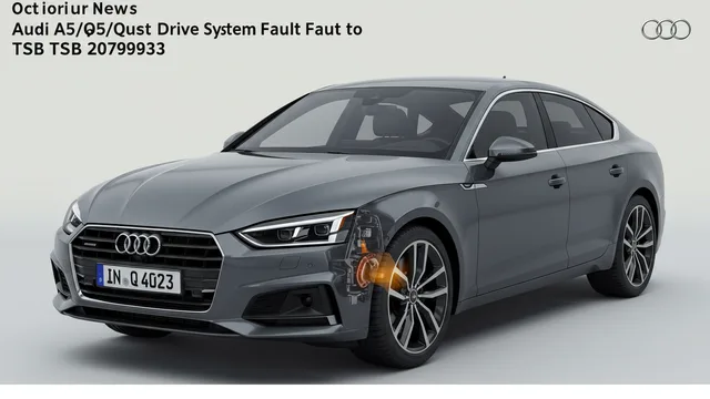 2026 Audi A5 — Audi A5 drive system fault