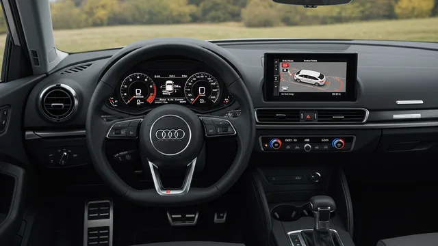 2026 Audi S3 — 2026 Audi active front assist intervening