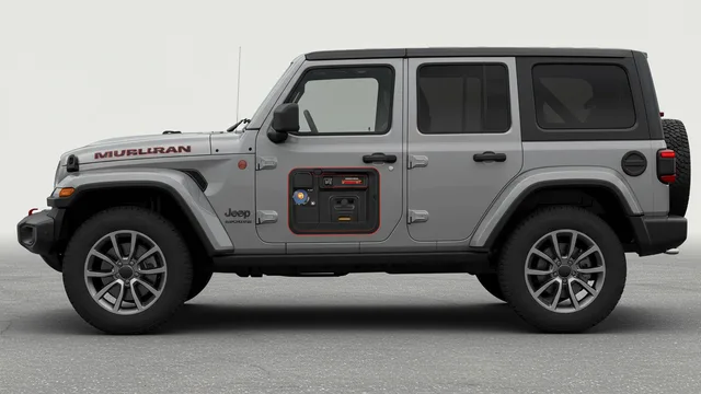 2024 Jeep Wrangler — Jeep Universal Garage Door Opener