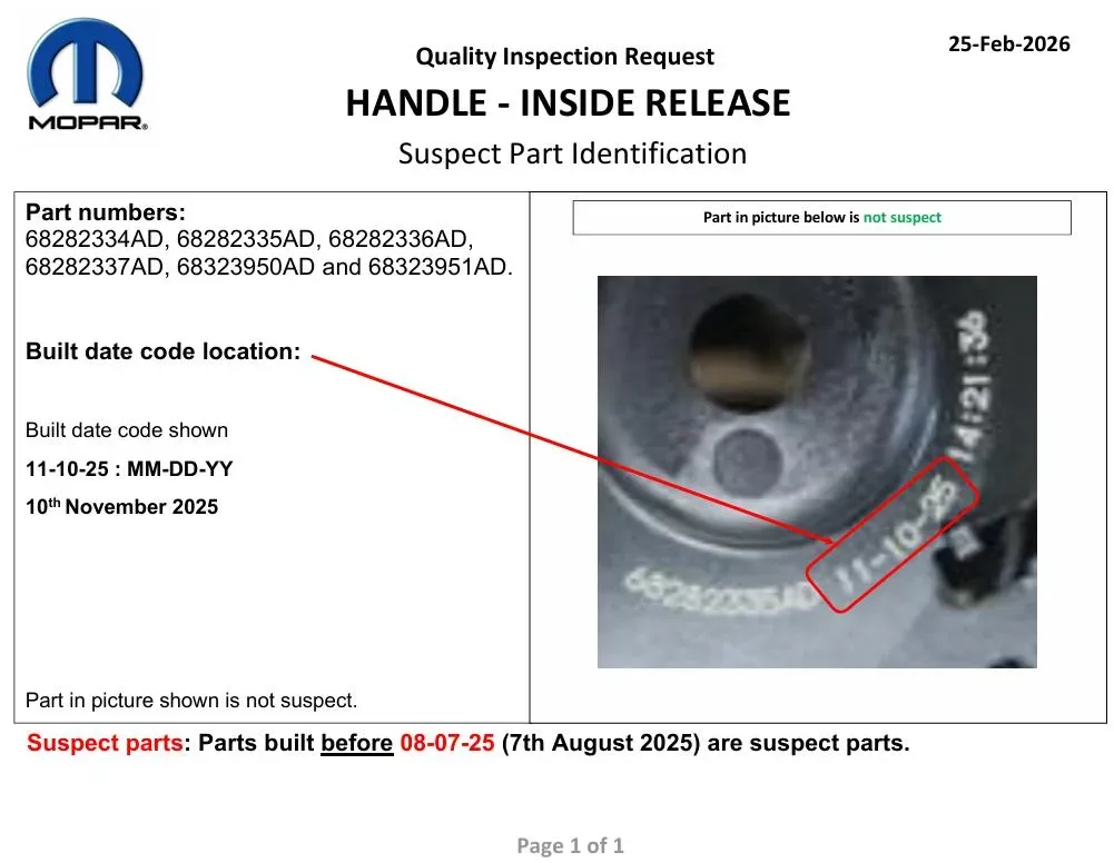 2021 Jeep Wrangler — manufacturer_communication document image 2