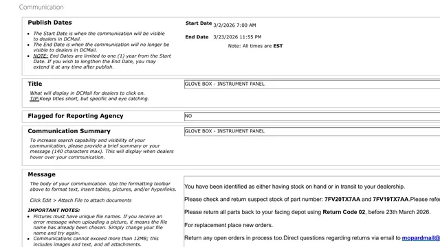 2026 Jeep Wrangler — manufacturer_communication document image 1