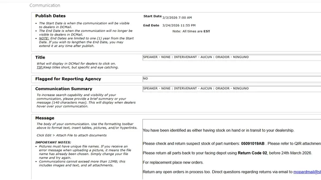 2025 Jeep Compass — manufacturer_communication document image 1