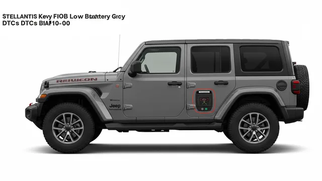 2021 Jeep Wrangler — Jeep Wrangler KeyFOB low battery