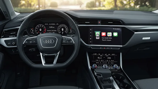 2022 Audi e-tron — Audi CarPlay touch input