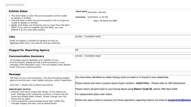 2025 Jeep Wrangler — manufacturer_communication document image 1