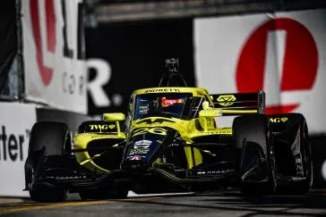 Honda locks out the front row at the Detroit Grand Prix
