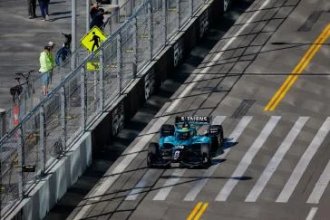 Honda locks out the front row at the Detroit Grand Prix