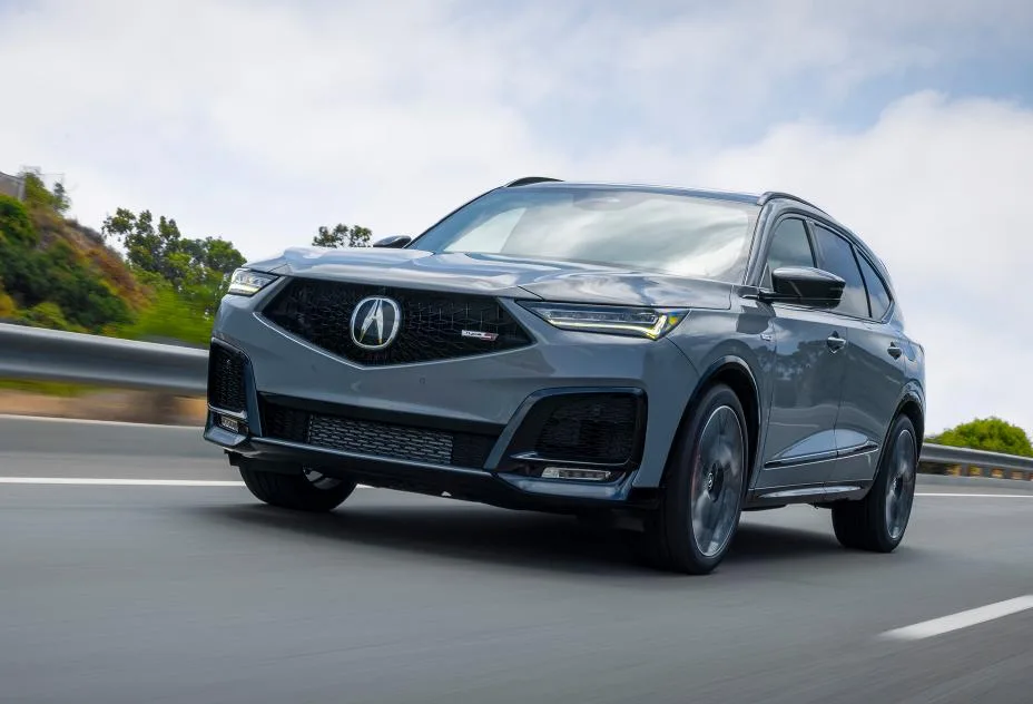 The Acura MDX, built at the East Liberty Auto Plant in Ohio, is the 10th highest-ranked vehicle in the 2026 Cars.com American-Made Index