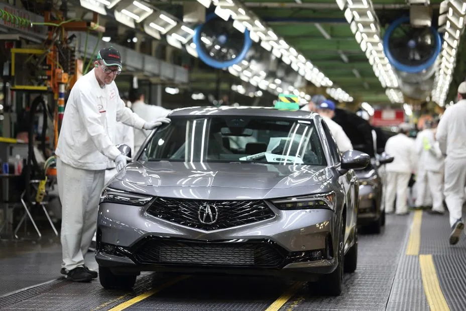 Marysville Auto Plant associates put the finishing touches on the 2026 Acura Integra, which earned a top-20 position in this year’s Cars.com American-Made Index