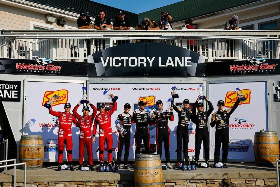 Podium finish for Acura Meyer Shank Racing #93 at Watkins Glen
