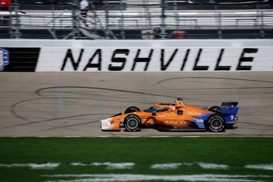 Kyle Kirkwood on pole for Honda at Nashville