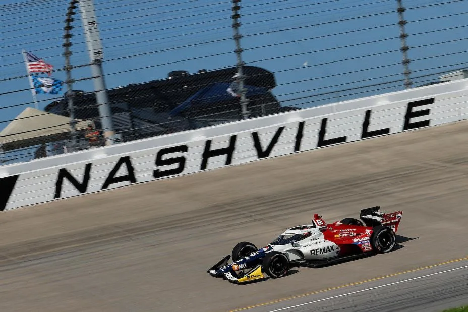 Kyle Kirkwood on pole for Honda at Nashville