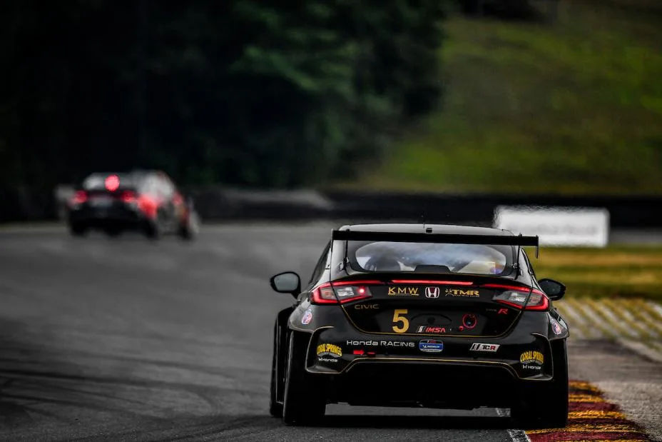 #5: KMW Motorsports With TMR Engineering, Honda Civic FL5 TCR, TCR: Tim Lewis, Rocco Pasquarella