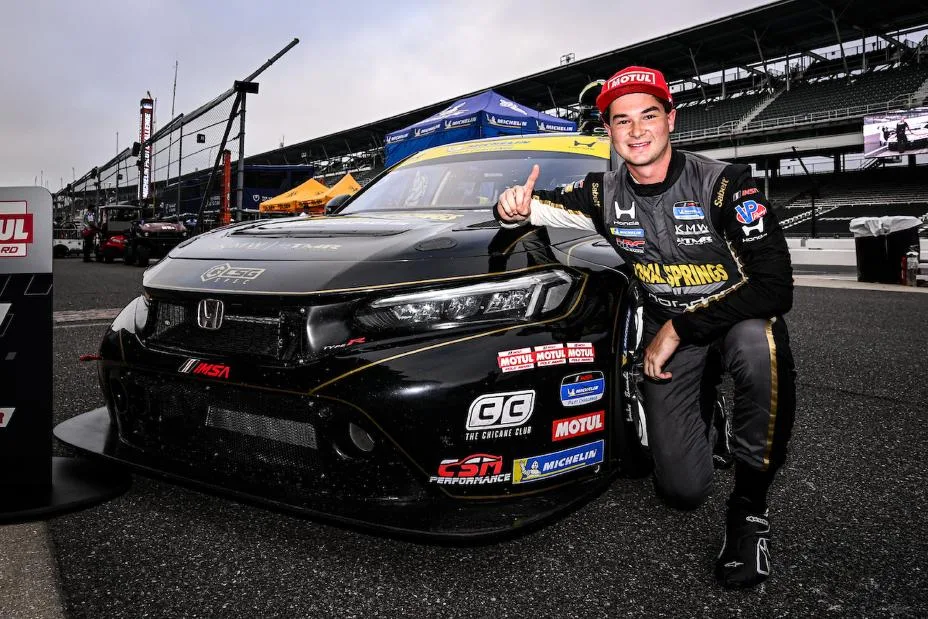 #5: KMW Motorsports With TMR Engineering, Honda Civic FL5 TCR, TCR: Tim Lewis, Rocco Pasquarella, Motul Pole Award