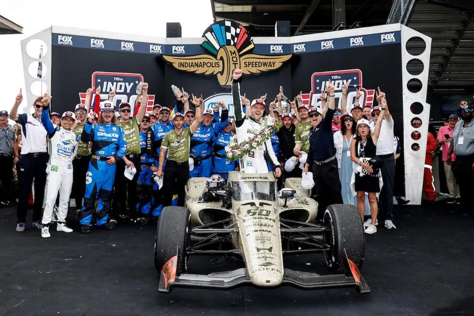 The actual Honda-powered IndyCar driven by Felix R+D9osenqvist to victory at the 2026 Indianapolis 500. Powered by the 2.2-liter Honda twin-turbo V6 hybrid power unit built and developed by HRC, Honda dominated the 2026 IndyCar season, winning the drivers’ championship, manufacturers’ championship, rookie of the year and the Indy 500.