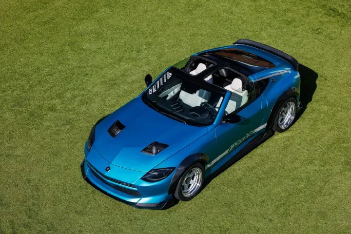 Aerial view of the Nissan Z Kaze Concept