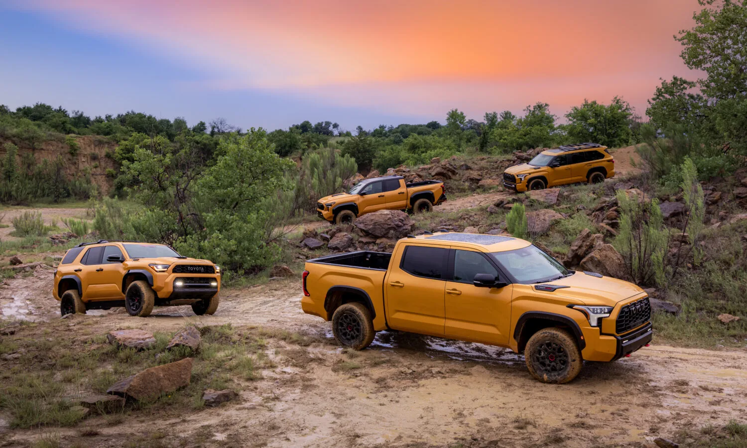 Toyota Brings the Buzz with Honeycomb and Hot Honey Colors for 2027 TRD Pro Models