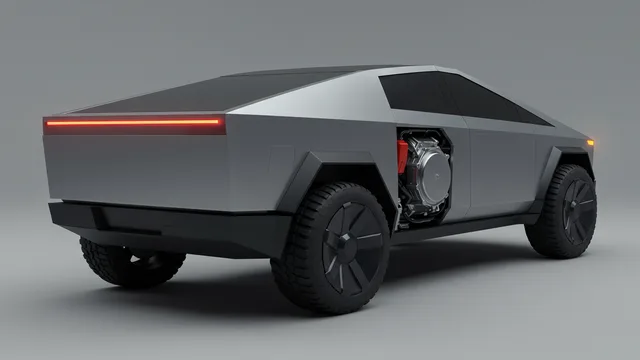 2024 TESLA Cybertruck — Tesla Cybertruck Rear Drive Unit