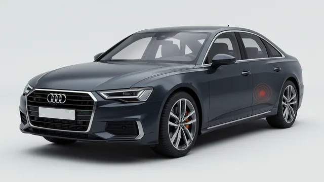 2021 AUDI A6 safety profile — editorial illustration