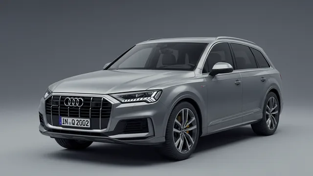 2025 AUDI Q7 safety profile — editorial illustration