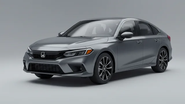 2022 HONDA Civic safety profile — editorial illustration