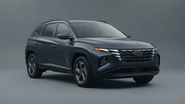 2026 HYUNDAI Tucson safety profile — editorial illustration