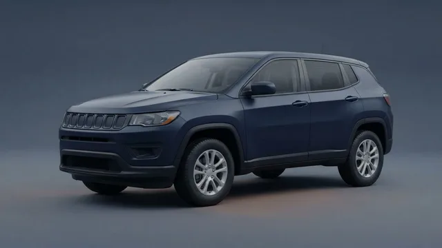 2022 JEEP Compass safety profile — editorial illustration