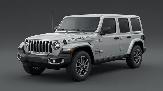 2025 JEEP Wrangler safety profile — editorial illustration