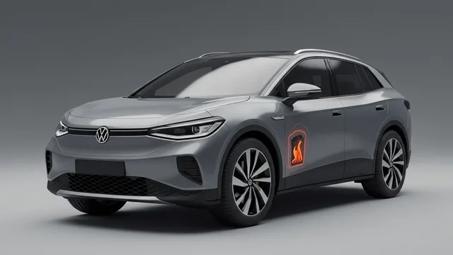2023 VOLKSWAGEN ID.4 safety profile — editorial illustration
