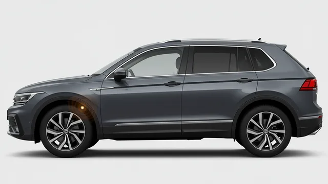 2022 VOLKSWAGEN Tiguan safety profile — editorial illustration